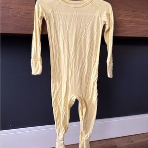 Little Sleepies Soft Yellow Footie